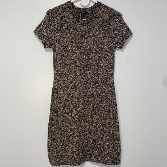 Theory Cecile B Loryelle Heathered Knit Sweater Dress Gray Size Small Petite - Picture 2 of 10